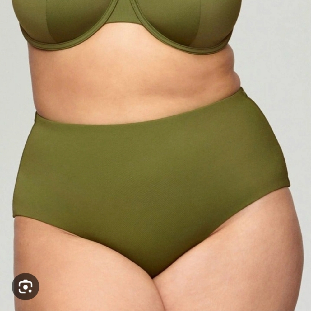 CUUP The highwaist Bikini Bottom - Fern